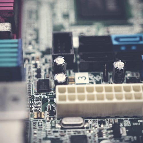 Motherboard capacitors